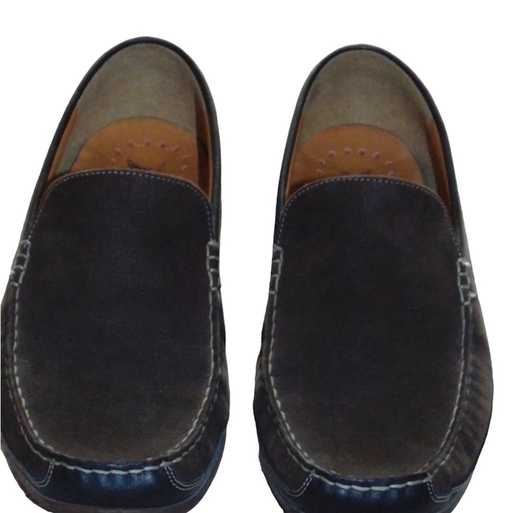 Mephisto Baduard Cool-Air Suede Loafers Brown 10 1/2D